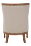 Hamilton Interiors Living Cabra Cream Fabric Armchair House of Isabella UK