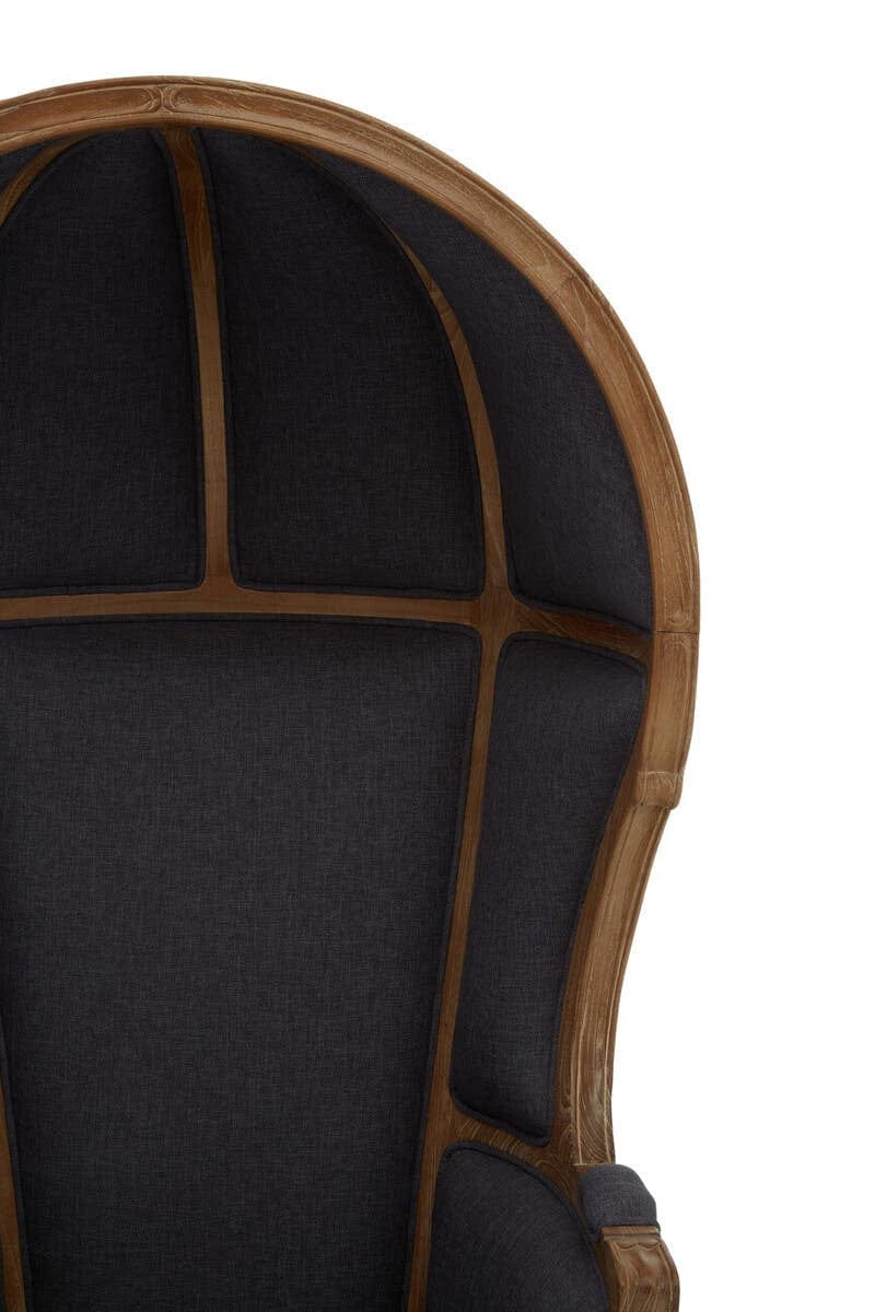 Hamilton Interiors Living Cabra Graphite Grey Dome Chair House of Isabella UK