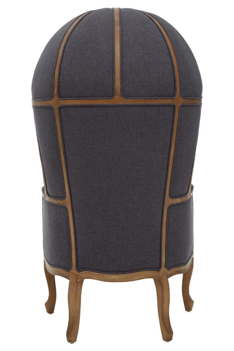Hamilton Interiors Living Cabra Graphite Grey Dome Chair House of Isabella UK
