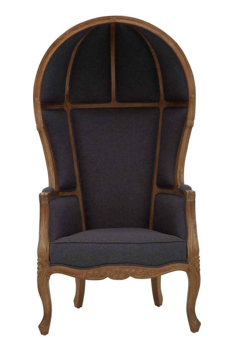 Hamilton Interiors Living Cabra Graphite Grey Dome Chair House of Isabella UK