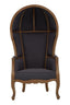Hamilton Interiors Living Cabra Graphite Grey Dome Chair House of Isabella UK