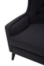 Hamilton Interiors Living Cala Black Tufted Highback Chair House of Isabella UK