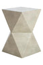 Hamilton Interiors Living Cardona Grey Shagreen Effect Side Table House of Isabella UK