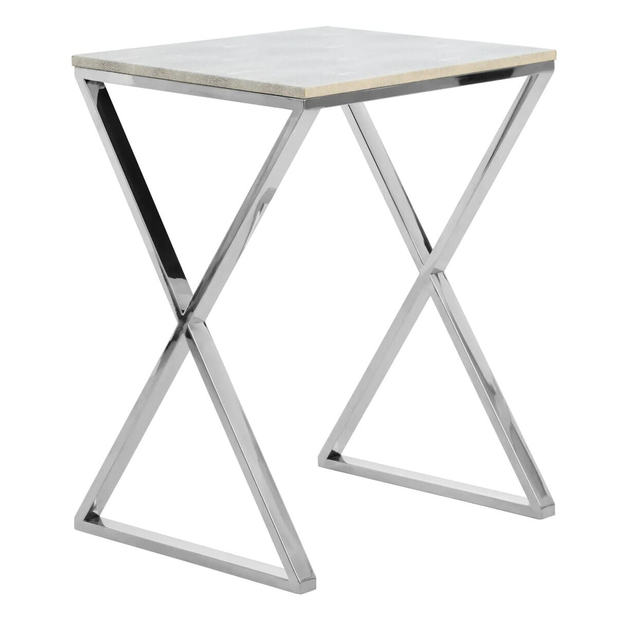 Hamilton Interiors Living Cardona Nest of Three Shagreen Effect Tables House of Isabella UK