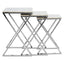Hamilton Interiors Living Cardona Nest of Three Shagreen Effect Tables House of Isabella UK