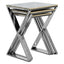 Hamilton Interiors Living Cardona Nest of Three Shagreen Effect Tables House of Isabella UK