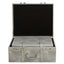Hamilton Interiors Living Cardona Set Of Three Grey Shagreen Effect Storage Trunks House of Isabella UK
