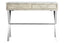 Hamilton Interiors Living Cardona Two Drawer Grey Shagreen Effect Console Table House of Isabella UK