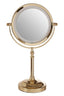 Hamilton Interiors Living Cassini Gold Finish LED Large Table Mirror House of Isabella UK