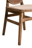 Hamilton Interiors Living Cebu Beige Fabric and White Wash Elm Wood Dining Chair House of Isabella UK