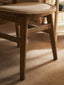 Hamilton Interiors Living Cebu Beige Fabric and White Wash Elm Wood Dining Chair House of Isabella UK
