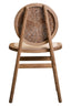 Hamilton Interiors Living Cebu Beige Fabric and White Wash Elm Wood Dining Chair House of Isabella UK