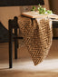 Hamilton Interiors Living Cebu Black Rope and Elm Wood Bench House of Isabella UK