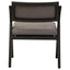 Hamilton Interiors Living Cebu Grey and Black Elm Wood Folding Chair House of Isabella UK