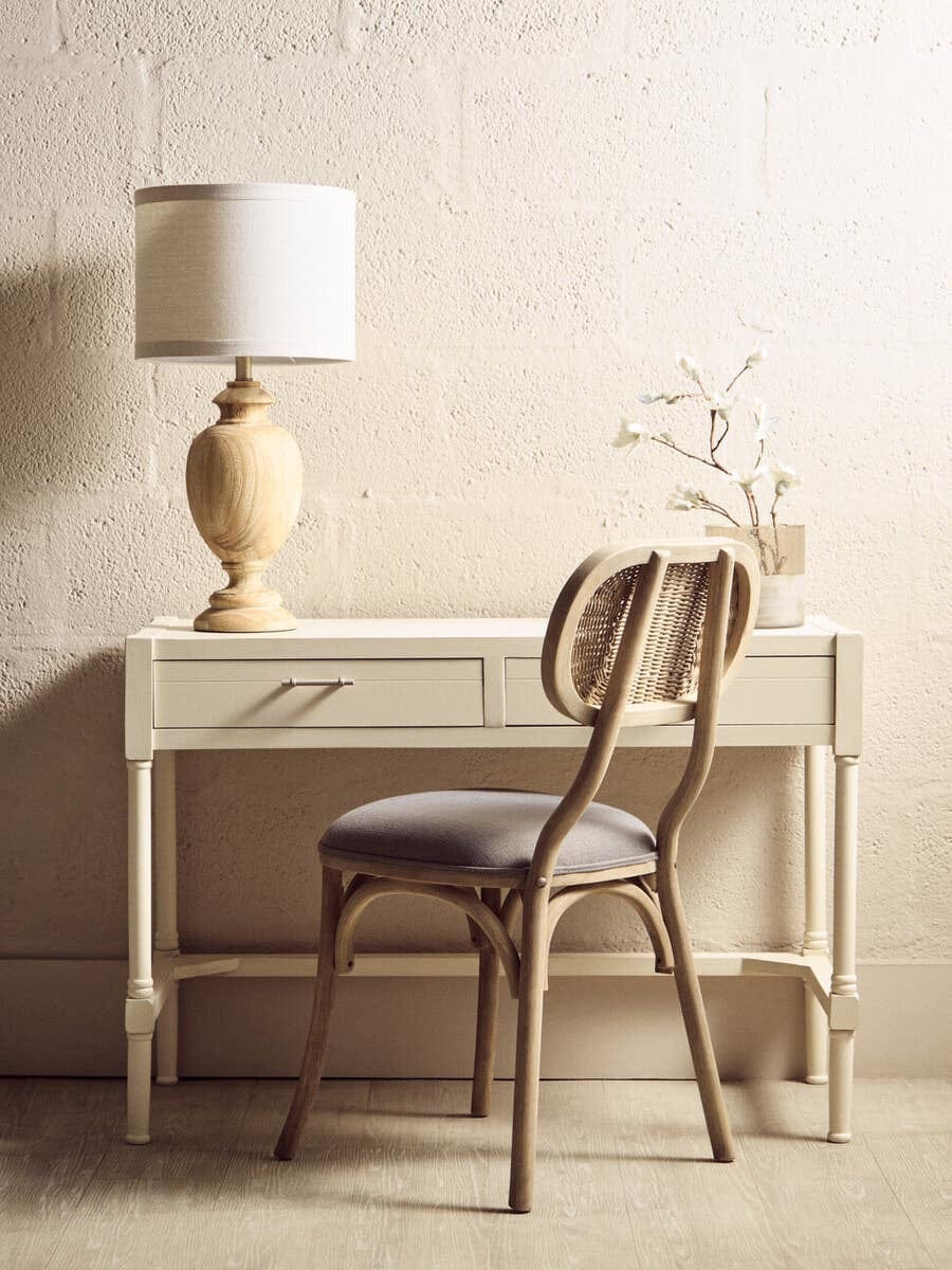 Hamilton Interiors Living Cebu Grey Wash Elm Wood Dining Chair House of Isabella UK