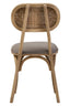 Hamilton Interiors Living Cebu Grey Wash Elm Wood Dining Chair House of Isabella UK