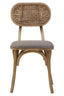 Hamilton Interiors Living Cebu Grey Wash Elm Wood Dining Chair House of Isabella UK