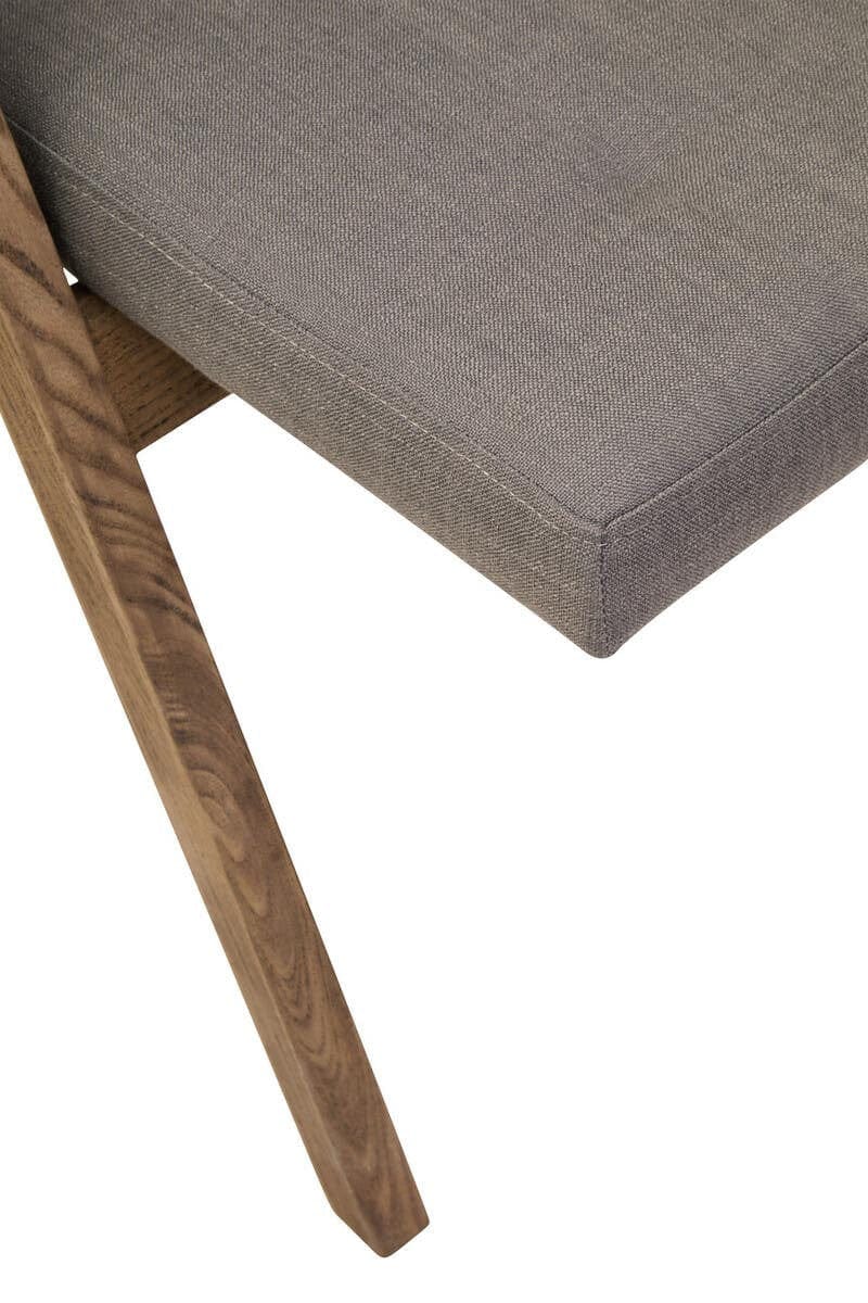 Hamilton Interiors Living Cebu Grey Wash Elm Wood Folding Chair House of Isabella UK