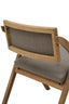 Hamilton Interiors Living Cebu Grey Wash Elm Wood Folding Chair House of Isabella UK