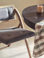 Hamilton Interiors Living Cebu Grey Wash Elm Wood Folding Chair House of Isabella UK