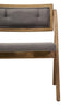 Hamilton Interiors Living Cebu Grey Wash Elm Wood Folding Chair House of Isabella UK