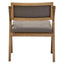 Hamilton Interiors Living Cebu Grey Wash Elm Wood Folding Chair House of Isabella UK