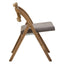 Hamilton Interiors Living Cebu Grey Wash Elm Wood Folding Chair House of Isabella UK