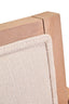 Hamilton Interiors Living Cebu Ivory Fabric and Grey Wash Beech Wood Dining Chair House of Isabella UK
