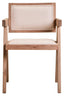 Hamilton Interiors Living Cebu Ivory Fabric and Grey Wash Beech Wood Dining Chair House of Isabella UK