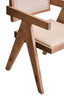 Hamilton Interiors Living Cebu Ivory Fabric and Grey Wash Beech Wood Dining Chair House of Isabella UK