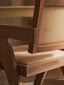 Hamilton Interiors Living Cebu Ivory Fabric and Grey Wash Beech Wood Dining Chair House of Isabella UK