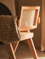Hamilton Interiors Living Cebu Natural Cane and Beech Wood Dining Chair House of Isabella UK