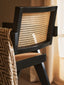 Hamilton Interiors Living Cebu Natural Cane and Black Beech Wood Dining Chair House of Isabella UK