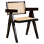 Hamilton Interiors Living Cebu Natural Cane and Black Beech Wood Dining Chair House of Isabella UK