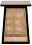Hamilton Interiors Living Cebu Natural Cane and Black Elm Wood Side Table House of Isabella UK
