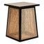 Hamilton Interiors Living Cebu Natural Cane and Black Elm Wood Side Table House of Isabella UK