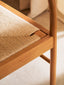 Hamilton Interiors Living Cebu Natural Rope and Beech Wood Chair House of Isabella UK