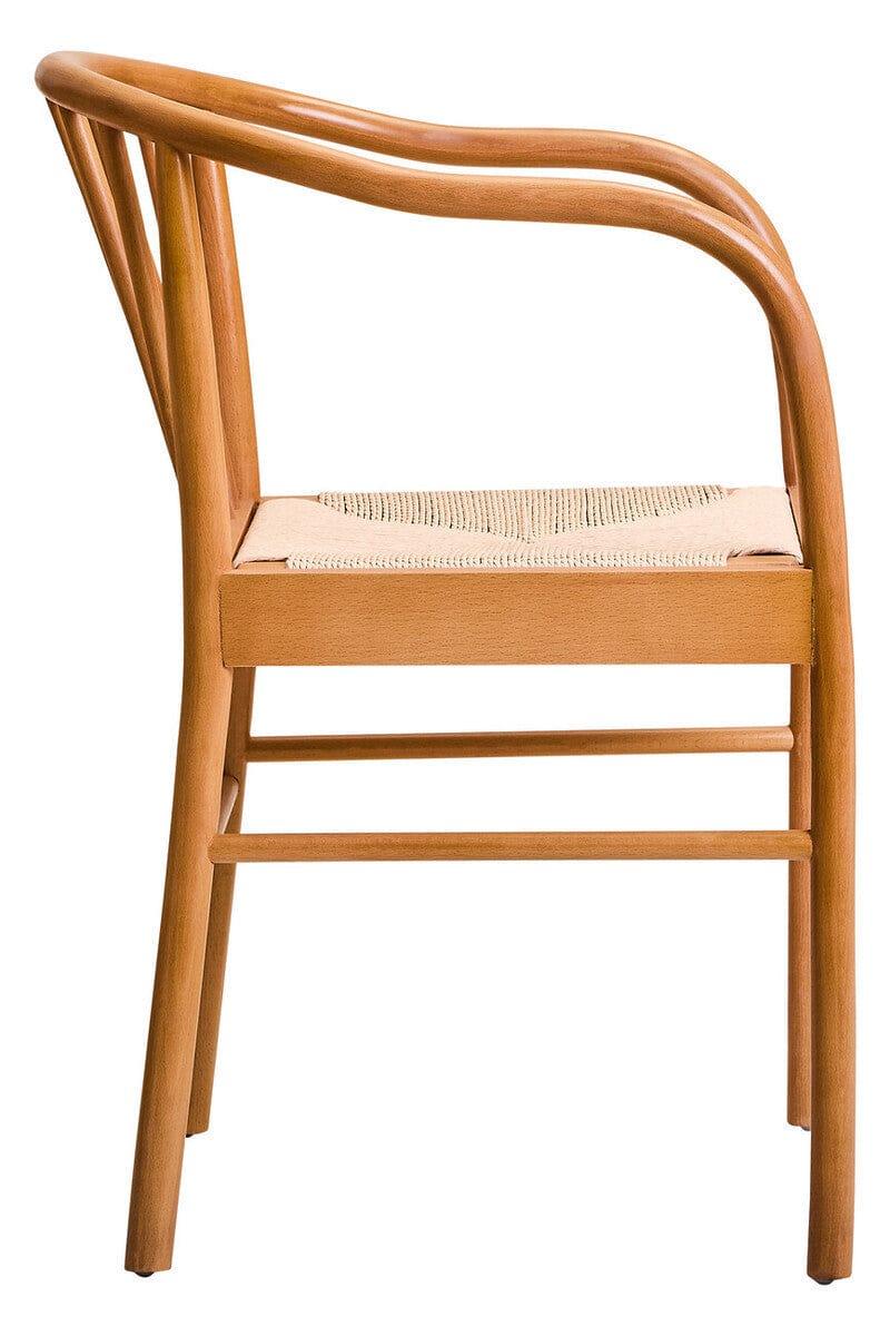 Hamilton Interiors Living Cebu Natural Rope and Beech Wood Chair House of Isabella UK