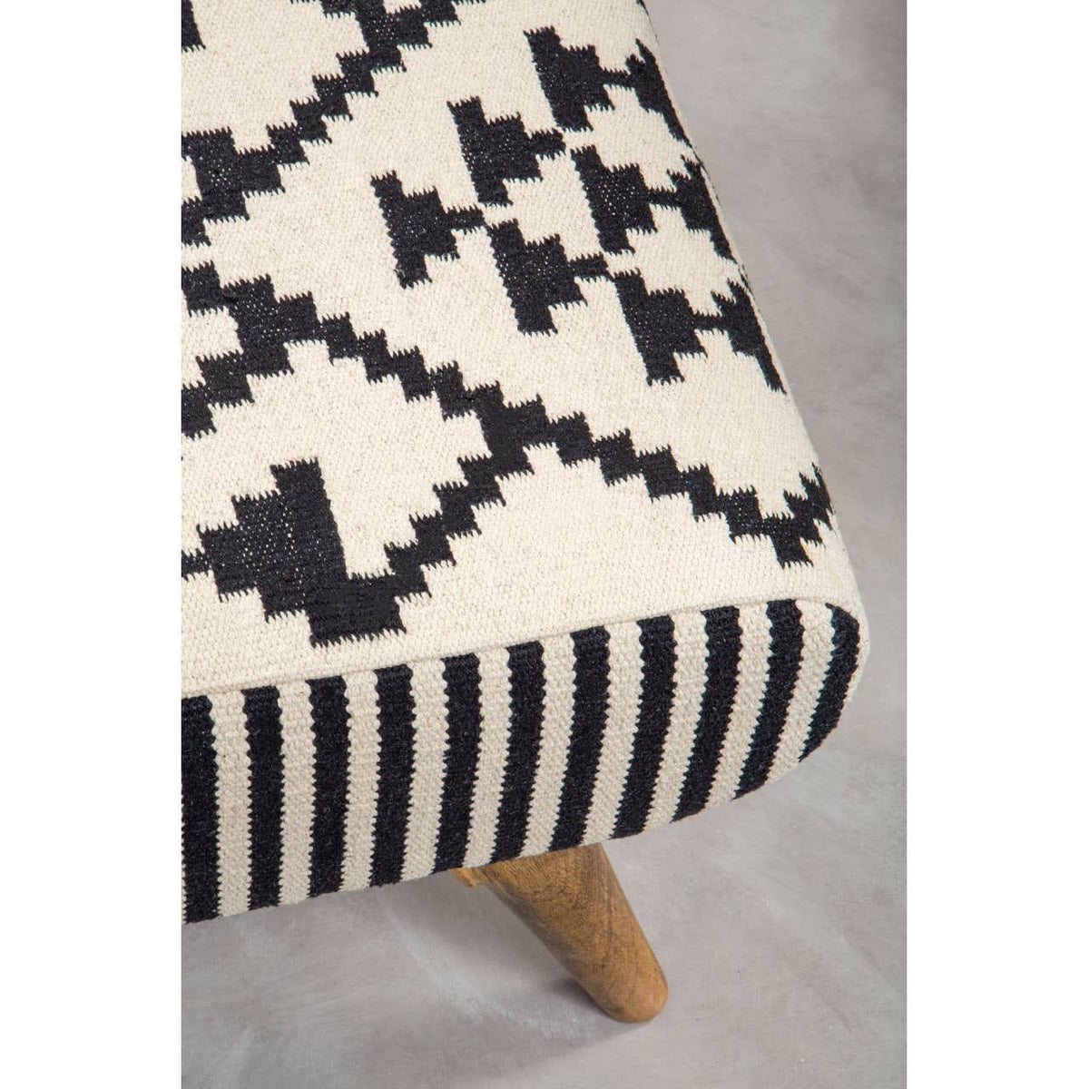 Hamilton Interiors Living Cefena Berber Style Footstool House of Isabella UK