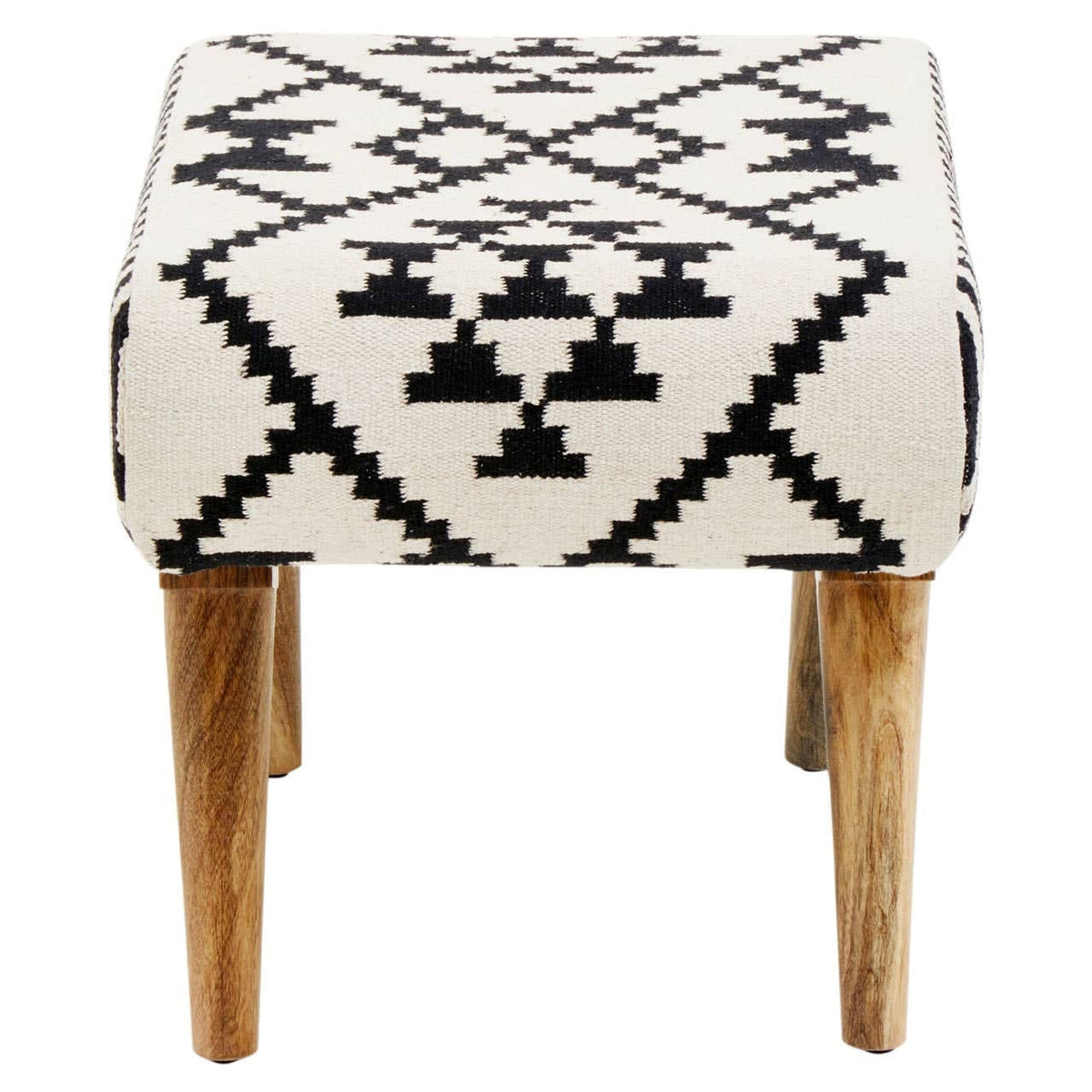 Hamilton Interiors Living Cefena Berber Style Footstool House of Isabella UK