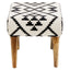 Hamilton Interiors Living Cefena Berber Style Footstool House of Isabella UK