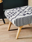 Hamilton Interiors Living Cefena Berber Style Footstool House of Isabella UK