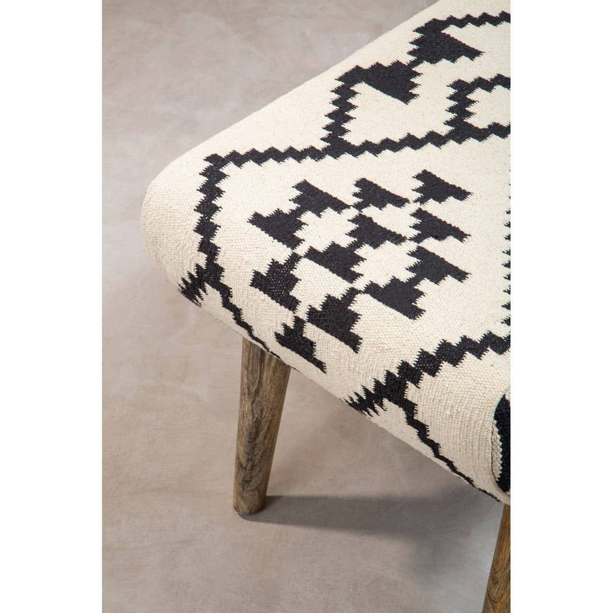 Hamilton Interiors Living Cefena Berber Style Footstool House of Isabella UK