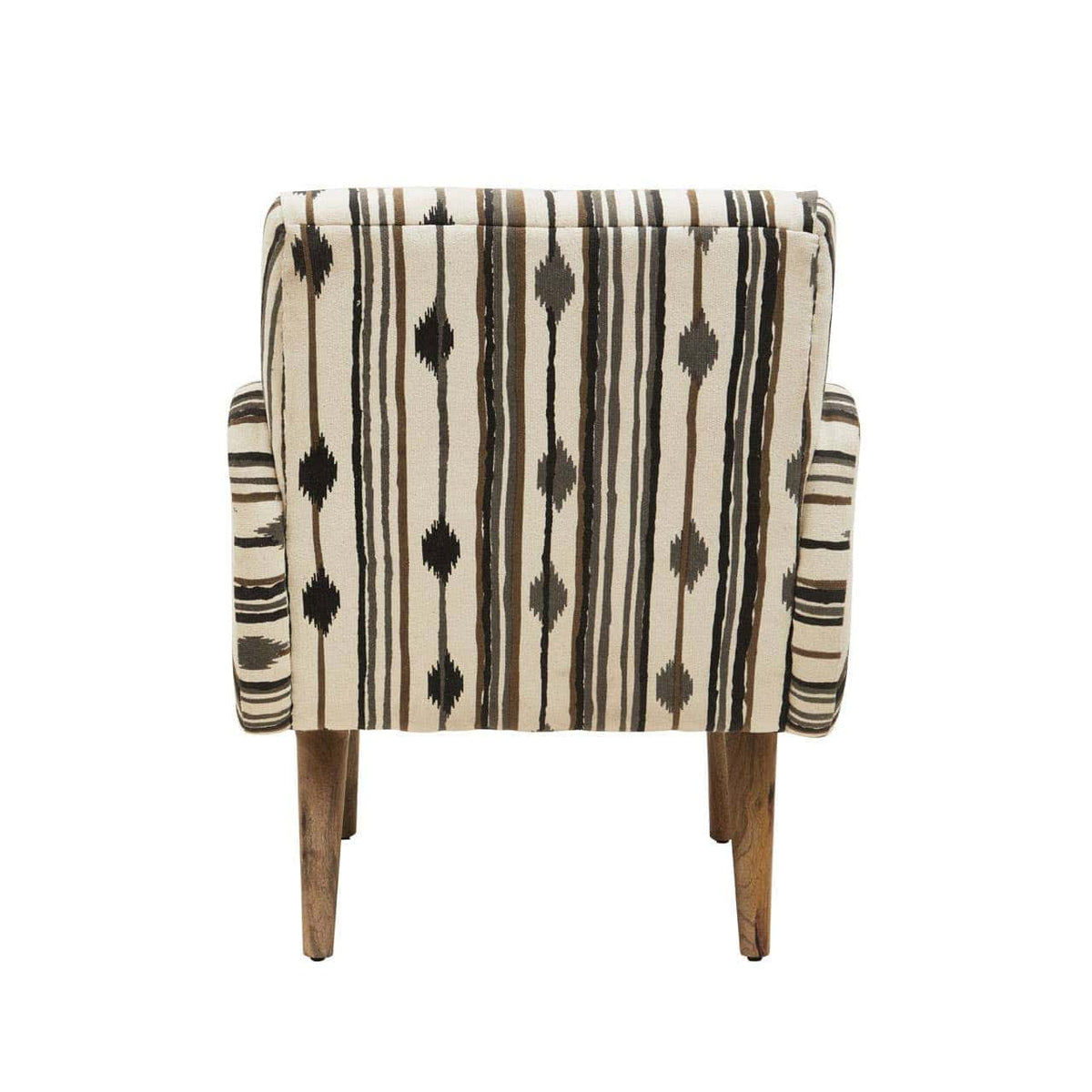 Hamilton Interiors Living Cefena Black and White Chair With Straight Arms House of Isabella UK