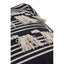 Hamilton Interiors Living Cefena Black Pouffe House of Isabella UK