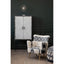 Hamilton Interiors Living Cefena Black Pouffe House of Isabella UK