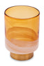 Hamilton Interiors Living Cleo Small Amber Vase House of Isabella UK