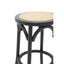 Hamilton Interiors Living Corso Black and Natural Rattan Stool House of Isabella UK