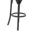 Hamilton Interiors Living Corso Black and Natural Rattan Stool House of Isabella UK