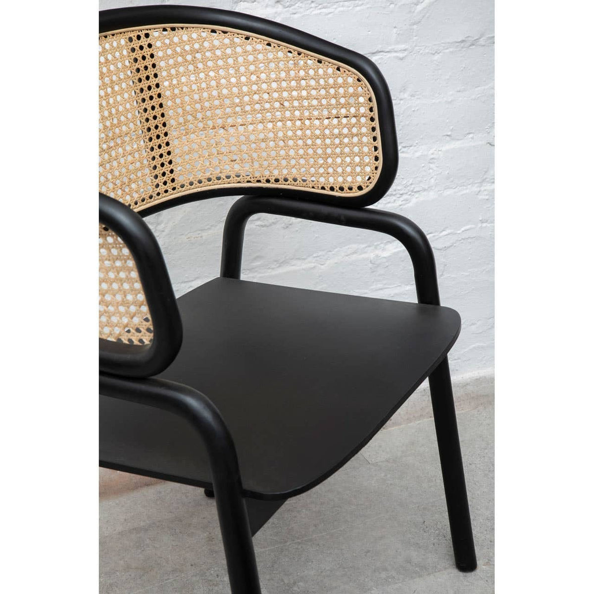 Hamilton Interiors Living Corso Rattan Chair with Black Seat House of Isabella UK